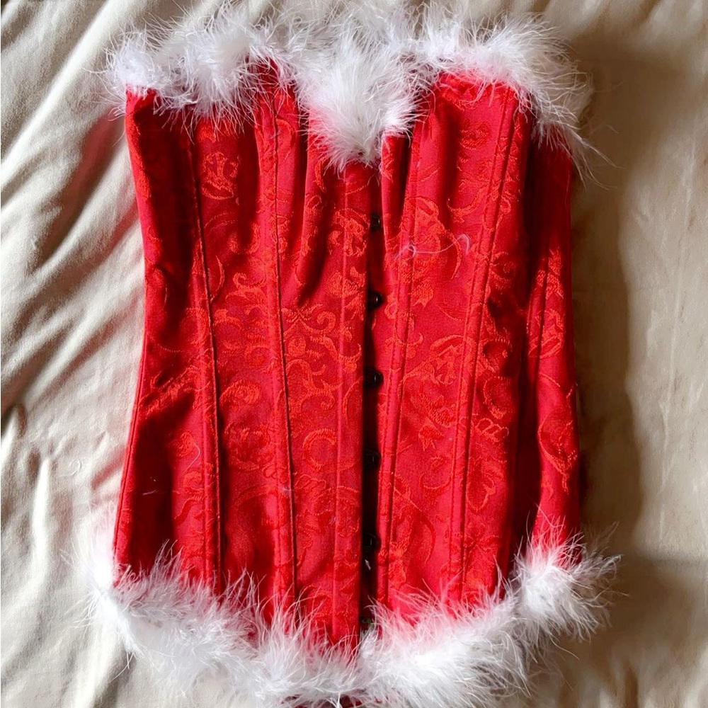 Christmas corset top